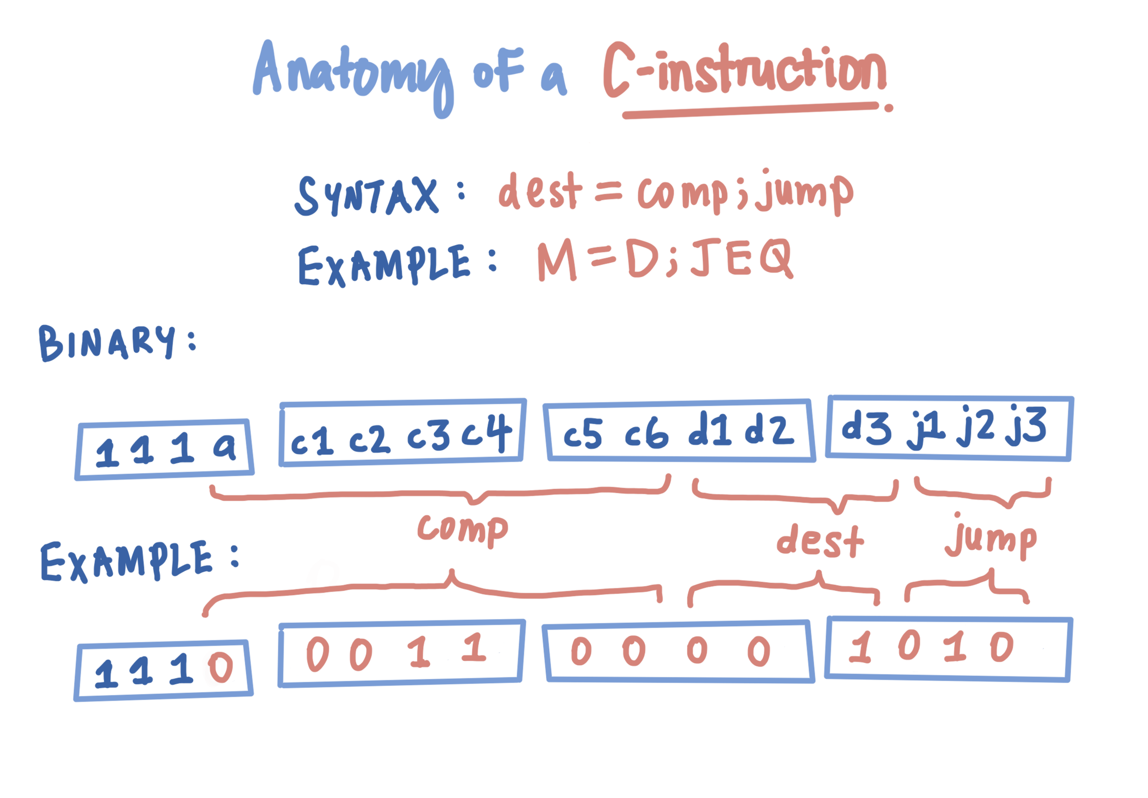 anatomy of a c-instruction
